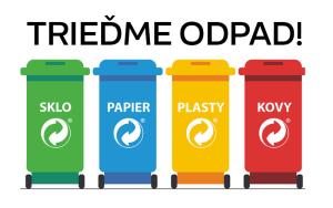 HARMONOGRAM VÝVOZOV SEPAROVANÉHO ODPADU - MÁJ/2025